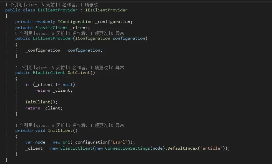 EsClientProvider